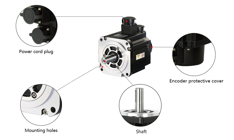 2kw ac servo motor 130sy details